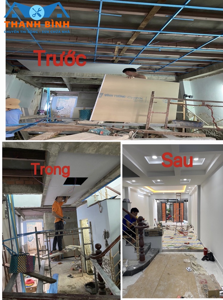 Quy trình sửa nhà cũ Quận 8 của Thanh Bình
