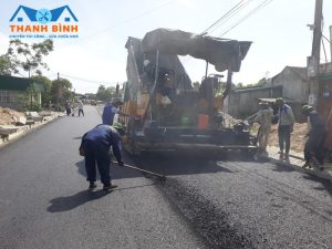 Tiến hành thi công bê tông nhựa nóng Long An
