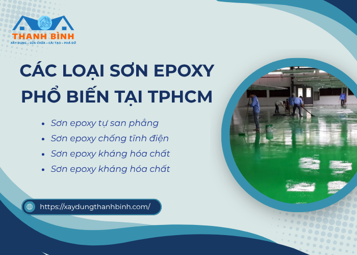 Một số loại sơn khá phổ biến tại TP. HCM
