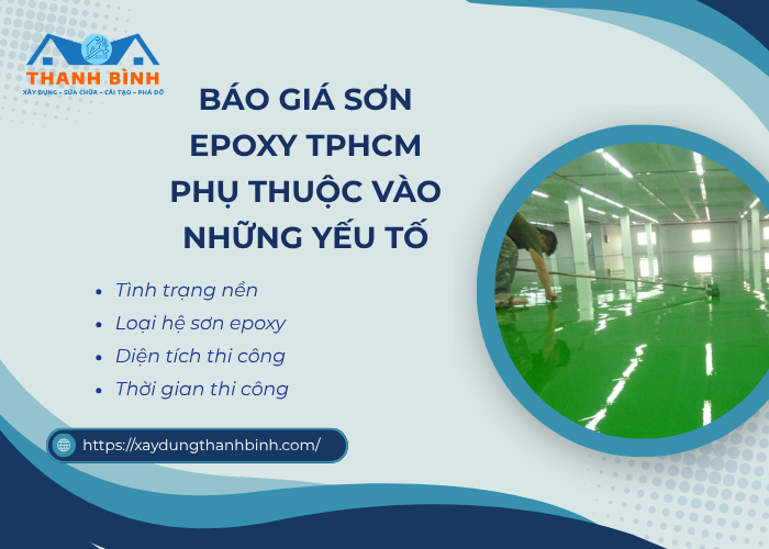 Chi phí sơn epoxy tại TP.HCM sẽ phụ thuộc vào những yếu tố nào?