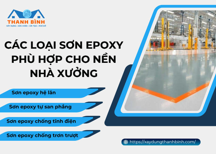 Những loại sơn epoxy phù hợp cho nền nhà xưởng phổ biến hiện nay?