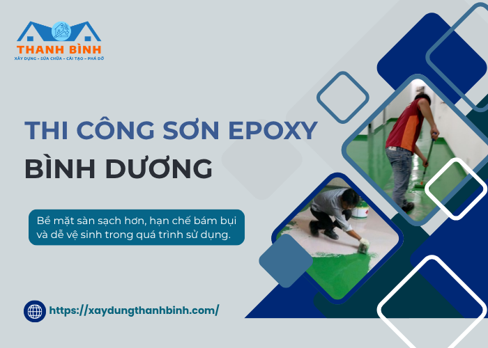Thi công sơn epoxy Bình Dương tại Thanh Bình