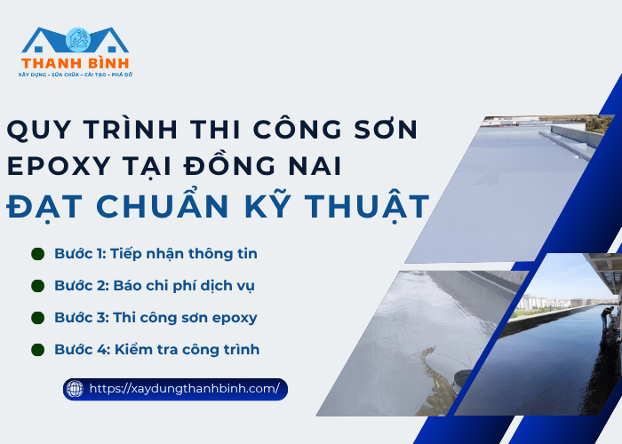 Quy trình thi công sơn epoxy nghiêm ngặt tại Đồng Nai