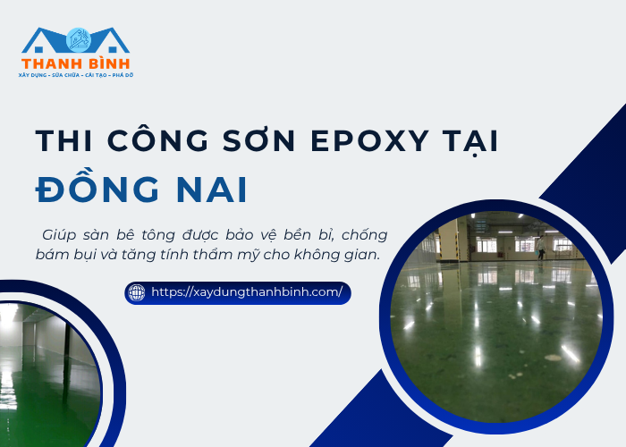 Dịch vụ thi công sơn epoxy Đồng Nai tại Thanh Bình