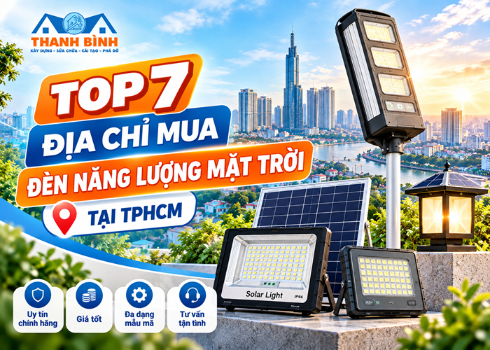 Top 7 địa chỉ mua đèn năng lượng mặt trời tại TPHCM uy tín, giá tốt